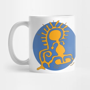 petroglyph yellow pet Mug